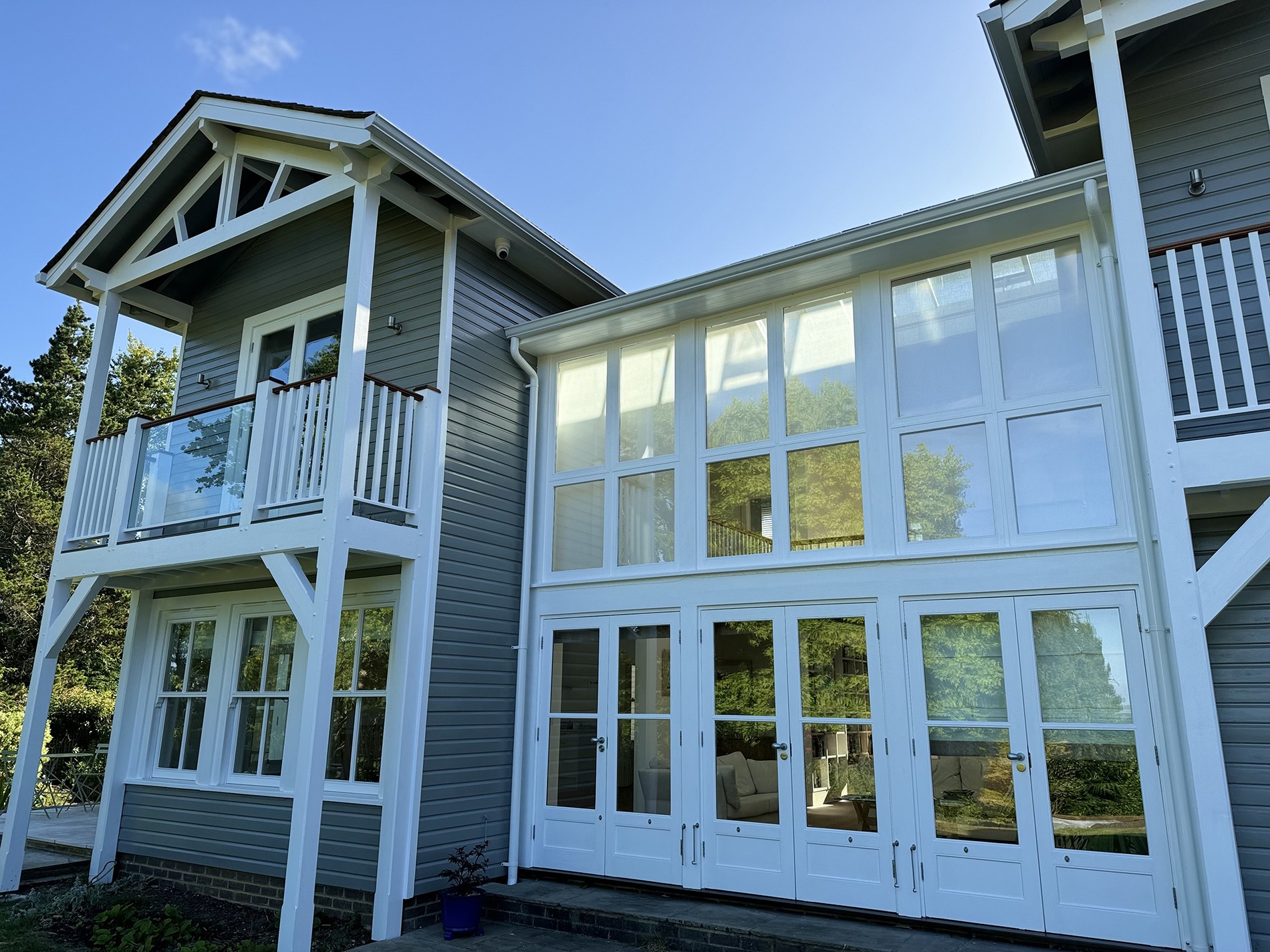 Refurbed country house, Romsey, Hampshire. Guttering Image 4