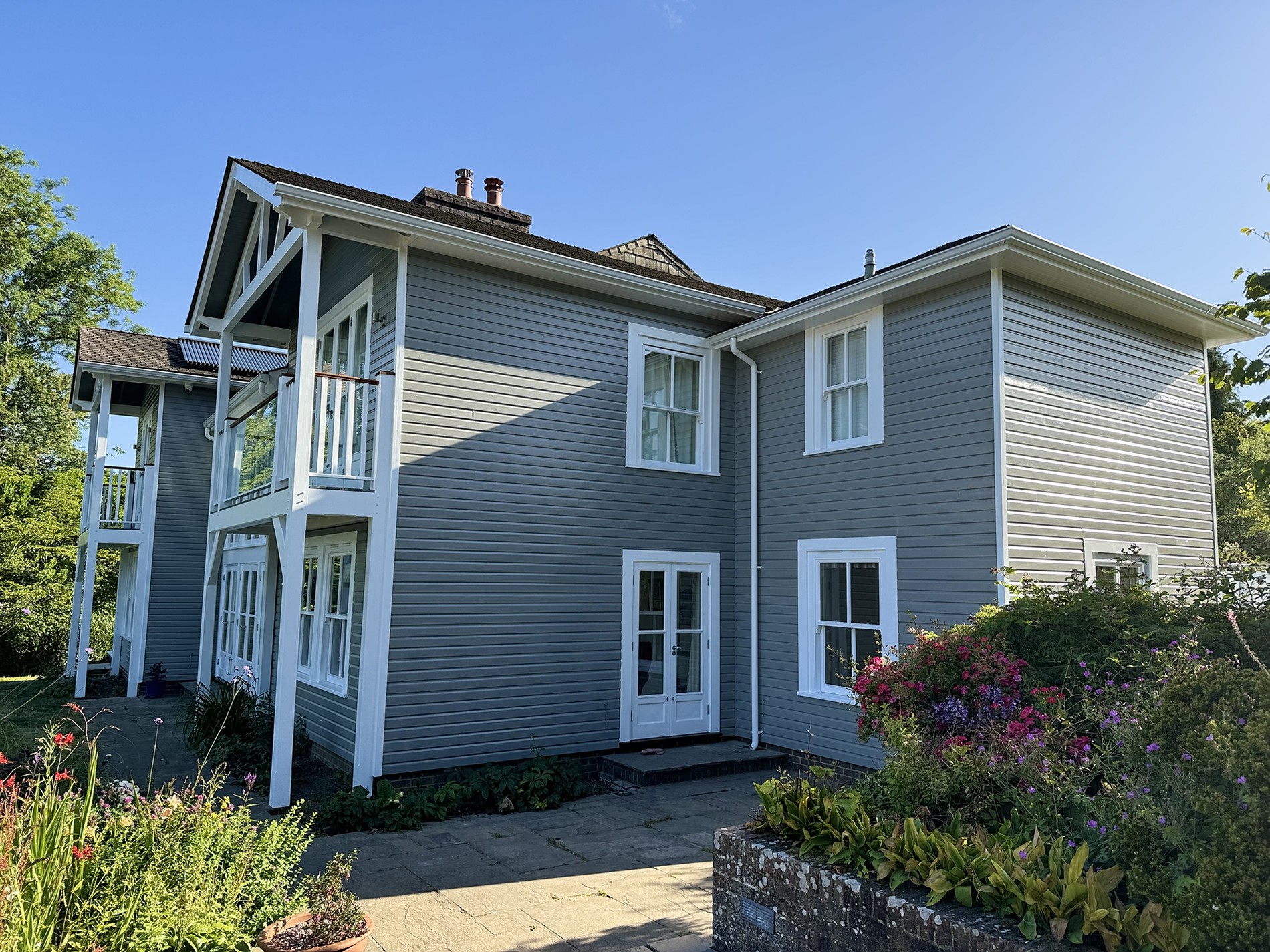 Refurbed country house, Romsey, Hampshire. Guttering Image 5