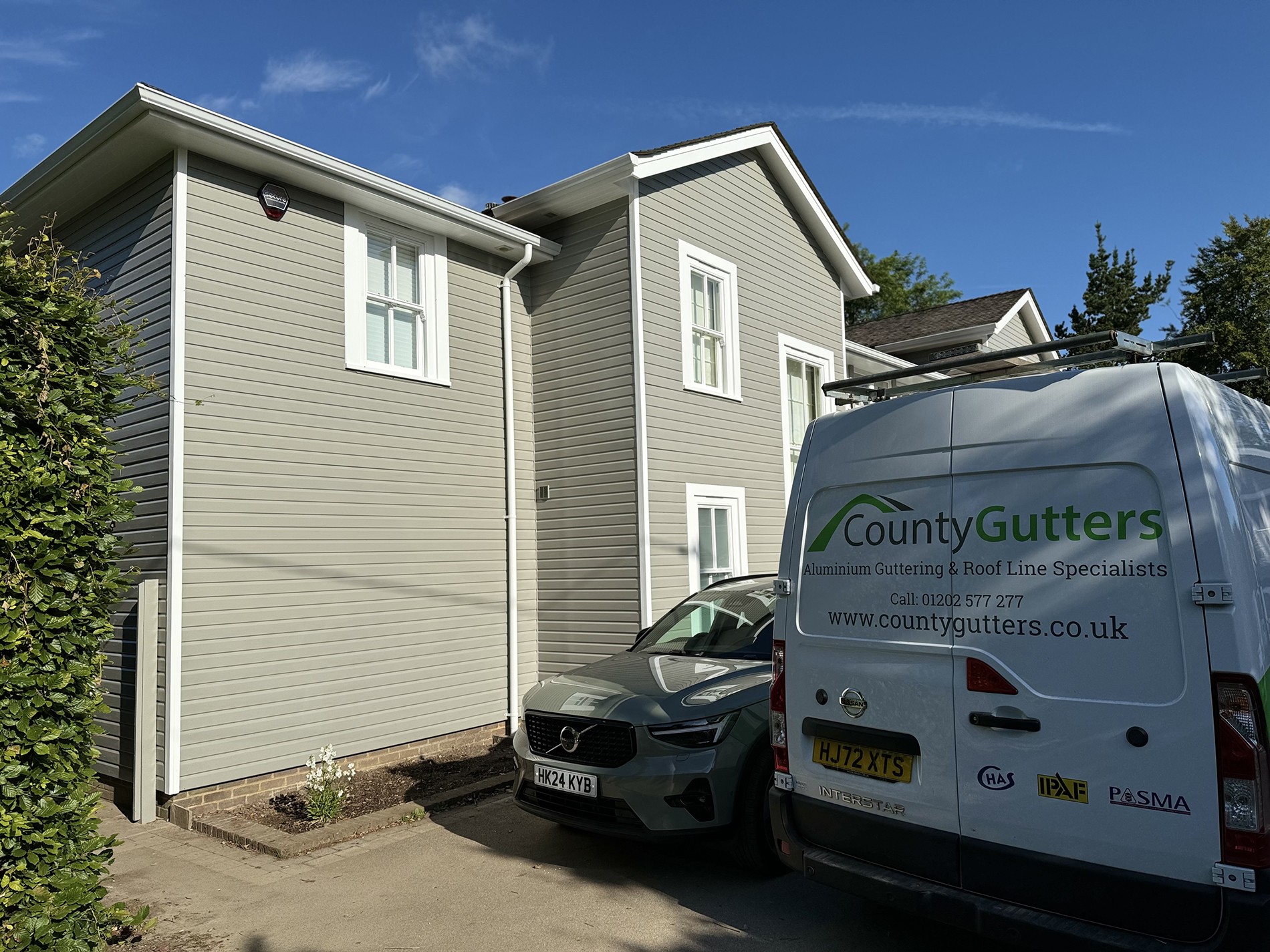 Refurbed country house, Romsey, Hampshire. Guttering Image 6